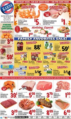 Catalogue Karns Quality Foods Thanksgiving 2020 from 11/24/2020