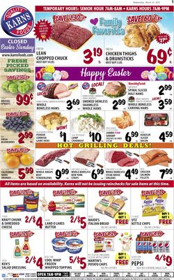 Catalogue Karns Quality Foods - Easter 2021 from 03/30/2021