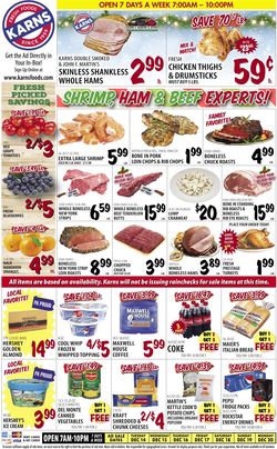 Catalogue Karns Quality Foods HOLIDAYS 2021 from 12/14/2021