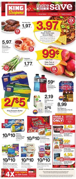 Catalogue King Soopers from 10/30/2019