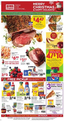 Catalogue King Soopers - Christmas Ad 2019 from 12/18/2019