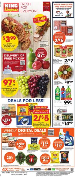 Catalogue King Soopers Black Friday 2020 from 11/27/2020