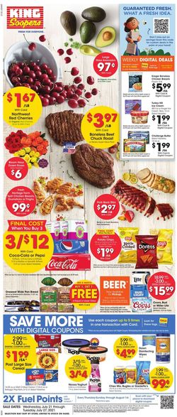 Catalogue King Soopers from 07/21/2021