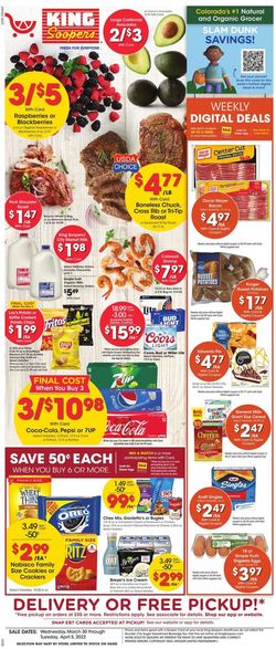 Catalogue King Soopers from 03/30/2022