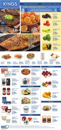 Catalogue Kings Food Markets from 02/18/2022