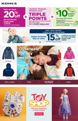 Catalogue Kohl's from 10/23/2019