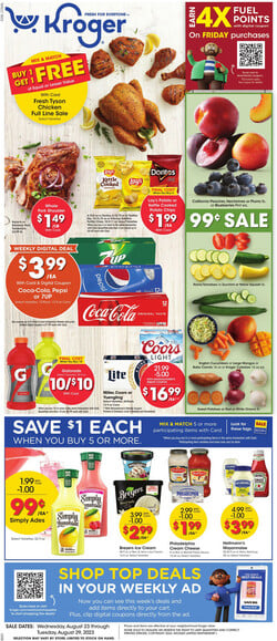 Catalogue Kroger from 08/23/2023