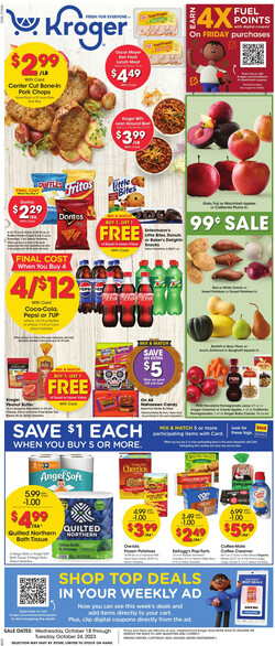 Catalogue Kroger from 10/18/2023
