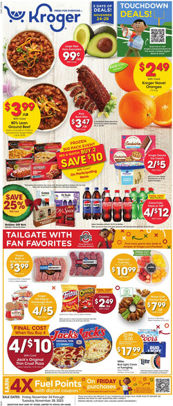 Catalogue Kroger from 11/24/2023