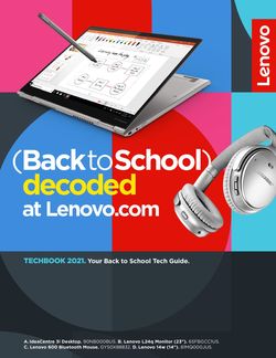 Catalogue Lenovo from 07/19/2021