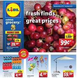 Catalogue Lidl from 04/15/2020