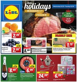 Catalogue Lidl Holidays 2020 from 12/23/2020