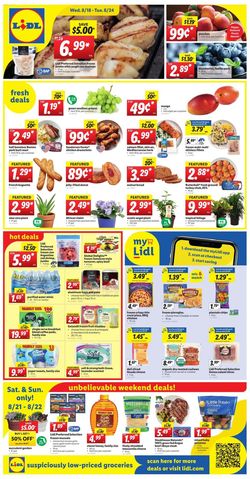 Catalogue Lidl from 08/18/2021