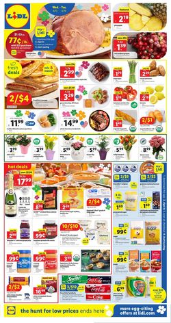Catalogue Lidl EASTER 2022 from 04/13/2022