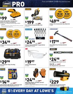 Catalogue Lowe's from 12/25/2019
