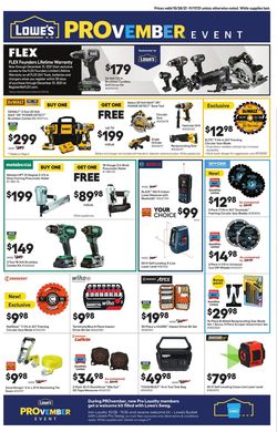 Catalogue Lowe's from 10/28/2021