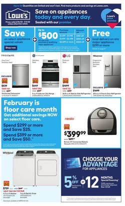 Catalogue Lowe's from 02/24/2022