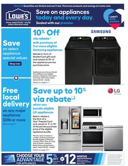 Catalogue Lowe's from 03/31/2022
