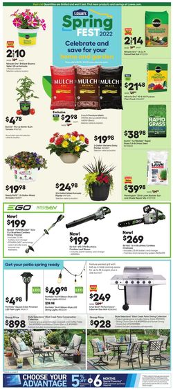 Catalogue Lowe's from 04/28/2022