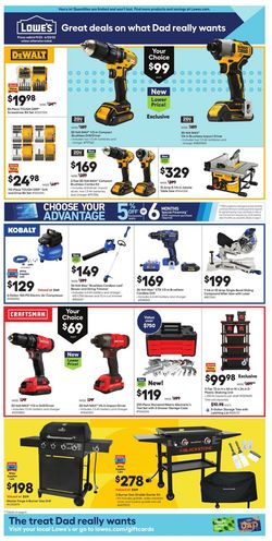 Catalogue Lowe's from 06/09/2022