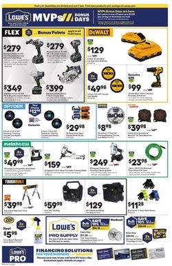 Catalogue Lowe's from 07/11/2022