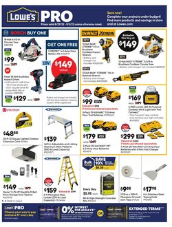 Catalogue Lowe's from 08/29/2022