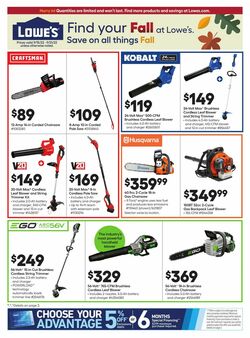 Catalogue Lowe's from 09/15/2022