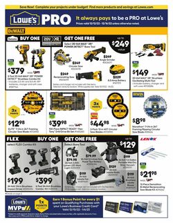 Catalogue Lowe's from 12/12/2022