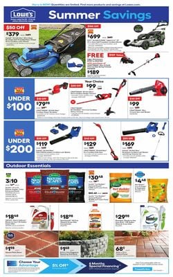 Catalogue Lowe's from 07/06/2023