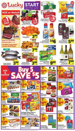Catalogue Lucky Supermarkets from 08/25/2021