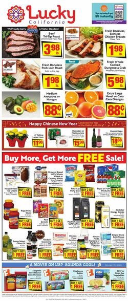 Catalogue Lucky Supermarkets from 01/18/2023