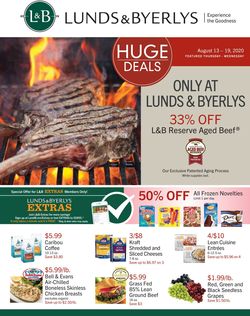Catalogue Lunds & Byerlys from 08/13/2020