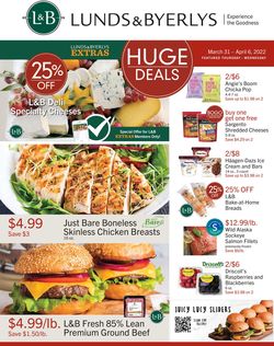 Catalogue Lunds & Byerlys from 03/31/2022