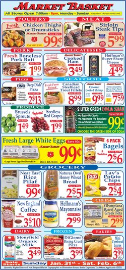 Catalogue Market Basket from 01/31/2021
