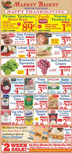 Catalogue Market Basket from 11/13/2022