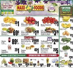Catalogue Maxi Foods from 03/09/2022