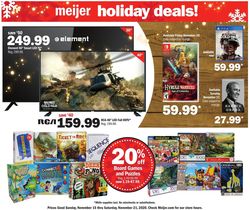 Catalogue Meijer Holiday 2020 from 11/15/2020