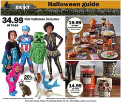 Catalogue Meijer Halloween 2021 from 10/03/2021