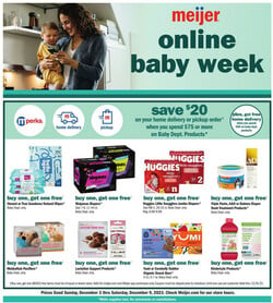 Current Cyber Monday and Black Friday ad Meijer