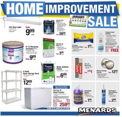 Catalogue Menards Home Improvement Sale 2021 from 01/24/2021
