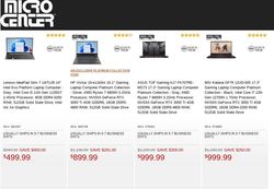 Catalogue Micro Center from 08/23/2022