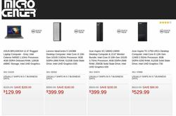Catalogue Micro Center from 01/03/2023