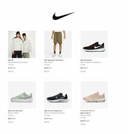 Catalogue Nike from 10/14/2022