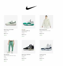 Catalogue Nike from 01/13/2023