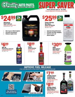 Catalogue O'Reilly Auto Parts from 04/13/2022