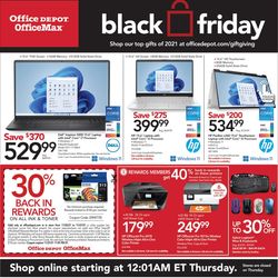 Catalogue Office DEPOT BLACK FRIDAY 2021 from 11/25/2021