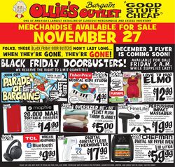 Catalogue Ollie's from 11/27/2020