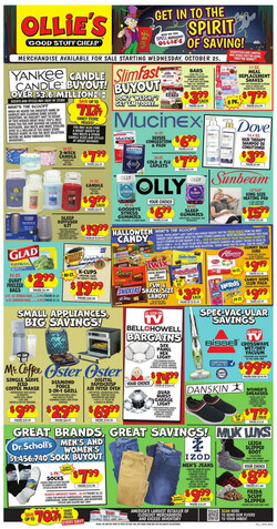 Catalogue Ollie's from 10/25/2023