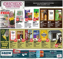 Catalogue Orscheln Farm and Home from 08/18/2021