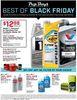 Catalogue Pep Boys from 11/28/2019